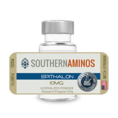 Epithalon research peptide vial – Southern Aminos, verified purity and quality