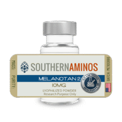 Melanotan II (MT-2) research peptide vial – Southern Aminos, verified purity and quality