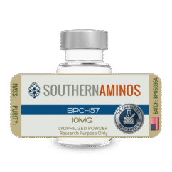 BPC-157 research peptide vial – Southern Aminos, verified purity and quality