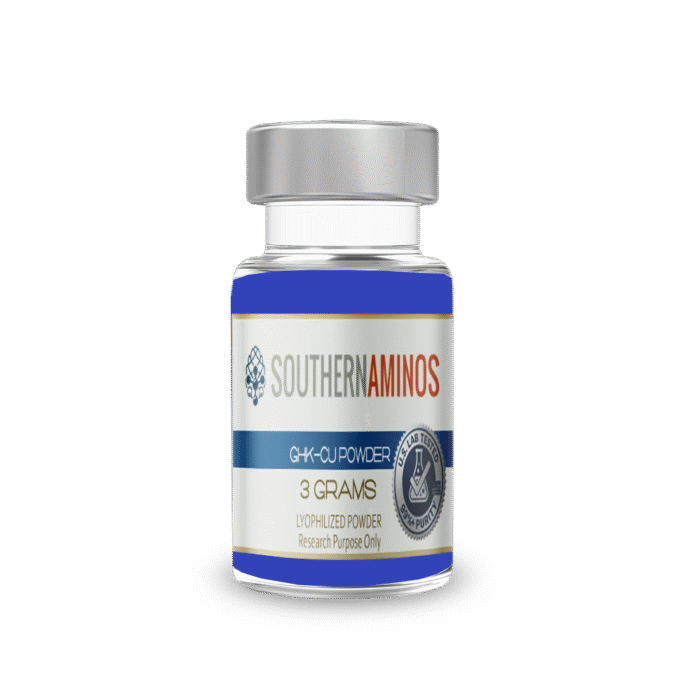 GHK-Cu peptide powder – Southern Aminos, verified purity and research-grade quality