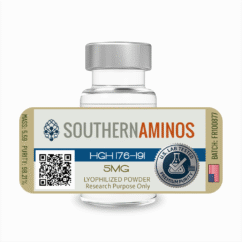 HGH 176-191 research peptide vial – Southern Aminos, verified purity and quality