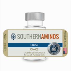 KPV research peptide vial – Southern Aminos, independently tested for purity and quality