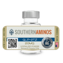 GLP-2TZ research peptide vial – Southern Aminos, verified purity and quality
