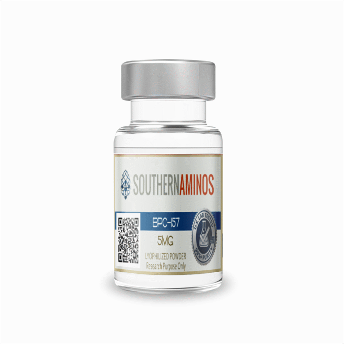 BPC-157 research peptide vial – Southern Aminos, verified purity and quality