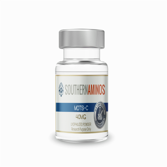 MOTS-C research peptide vial – Southern Aminos, verified purity and quality